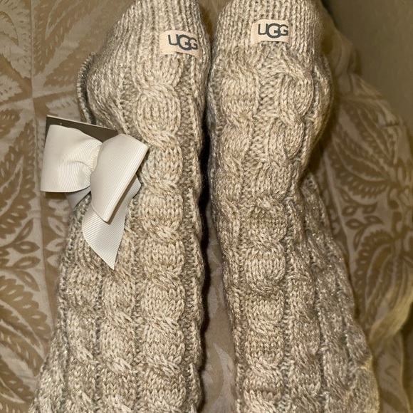 New UGG Fleece Lined Cozy Socks - Picture 4 of 6